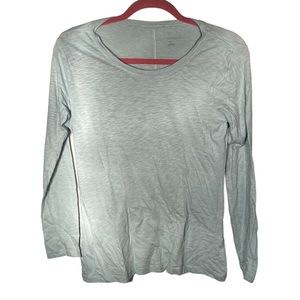 Caslon Basic Long Sleeve T shirt Seafoam Green Medium